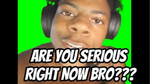 iShowSpeed meme saying are you serious right now bro